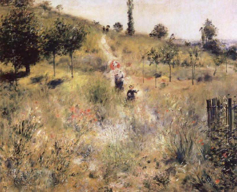 Pierre-Auguste Renoir Country Foopath in the  Summer